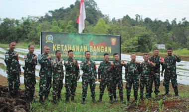 Gelar Apel Dansat, Dansatgas Pamtas Yonarmed 10/Bradjamusti Evaluasi Giat dan Kuatkan Kembali Visi Misi Jajarannya