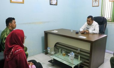 Sidak Kantor Kelurahan Sungai Sibam dan Kampung Bandar