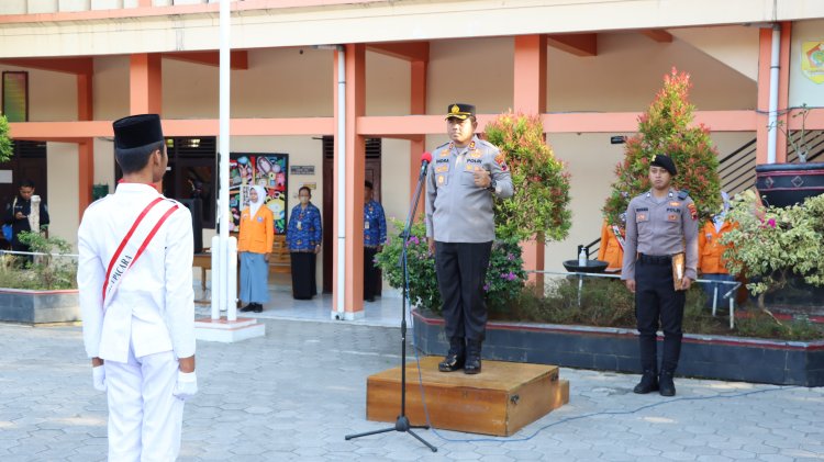 Jadi Pembina Upacara, Kapolres Wonogiri Sampaikan 4 Hal Penting
