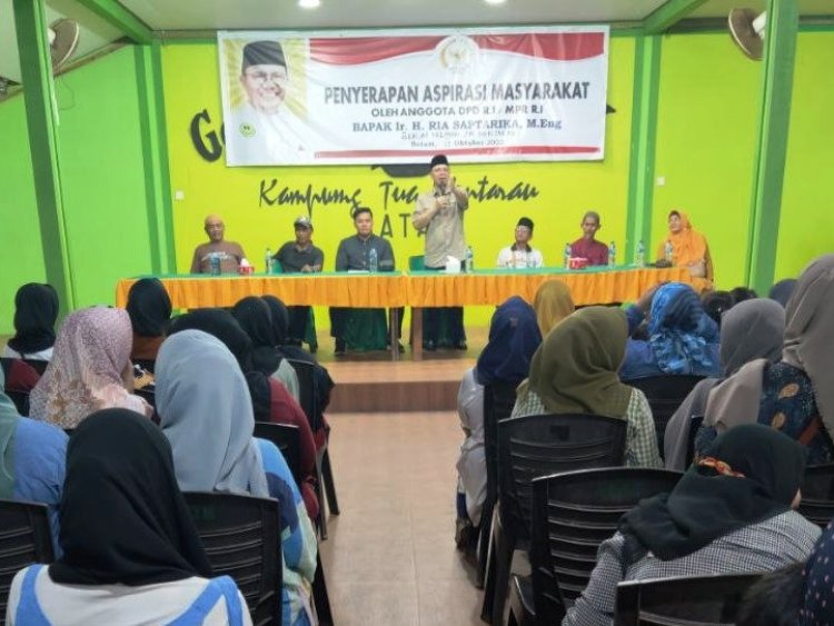 Anggota DPD RI Ria Saptarika Serap Aspirasi Masyarakat Bahas Ekonomi Kerakyatan