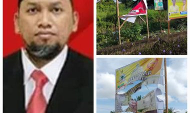Bawaslu Rohil : Pelaku Perusakan Alat Peraga Kampanye Bisa Terancam Pidana Dua Tahun Penjara