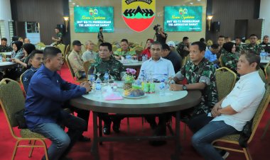 Syukuran HUT Ke-73 Penerangan TNI AD: Kapendam I/BB Ajak Insan Penerangan Optimalkan Sinergitas dengan Media 