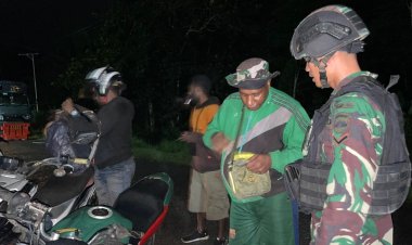 Satgas Yonif 122/TS Berhasil Menggagalkan Upaya Penyelundupan Narkoba Jenis Ganja sebanyak 500 Gram di Jalur Perlintasan Jayapura-Wamena