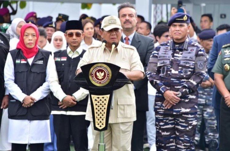 Wujud Komitmen TNI AL Memberikan Pengabdian Terbaik, Menhan RI Melepas Keberangkatan Satgas Bantuan Kemanusiaan ke Palestina