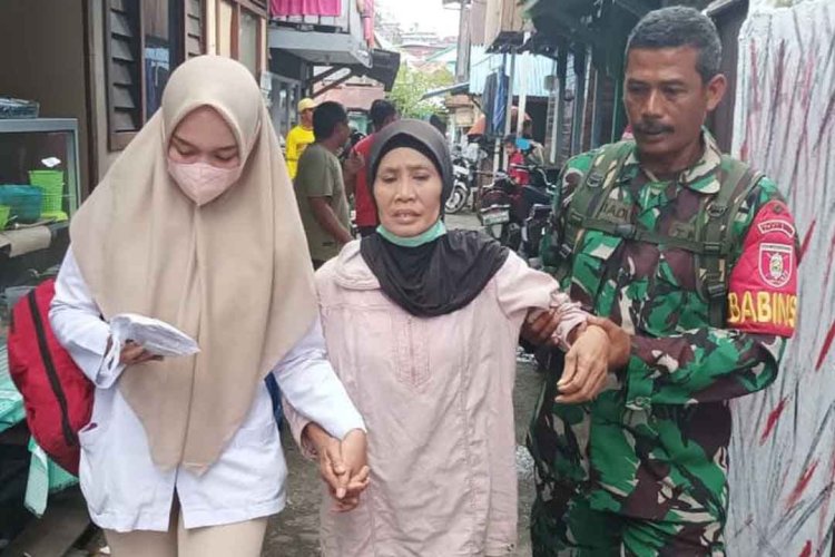 Gara-gara Nunggak BPJS, Srianti Tak Bisa Berobat, hingga Babinsa Sungai Dama Turun Tangan
