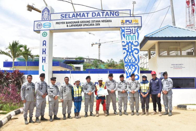 Kepala Bakamla RI Melakukan Tinjauan Lapangan di Lahan IKN Nusantara