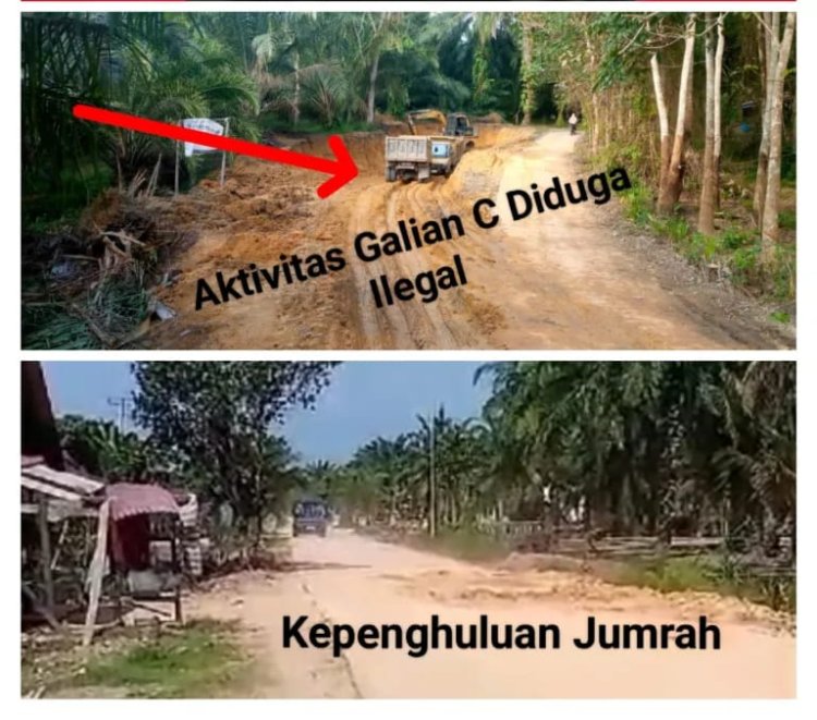 Operasi Galian C Diduga Ilegal di Rohil Berlangsung Tanpa Pengawasan, Respons APH dan Kadis DLHK Menimbulkan Kontroversi