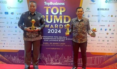 Pemko Pekanbaru Meraih 3 Penghargaan Teratas dalam Top BUMD Awards 2024