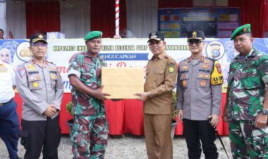 Kapolres Inhil dan Forkopimda Cek Pos Pam di Perbatasan Riau-Jambi untuk Keamanan Wilayah
