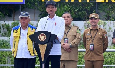 Kunker ke Pekanbaru, Presiden RI Joko Widodo Resmikan IPAL