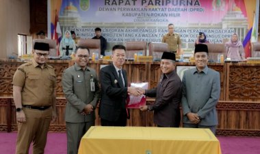 Bupati Rohil Afrizal Sintong Apresiasi Rekomendasi DPRD Terhadap LKPJ 2023