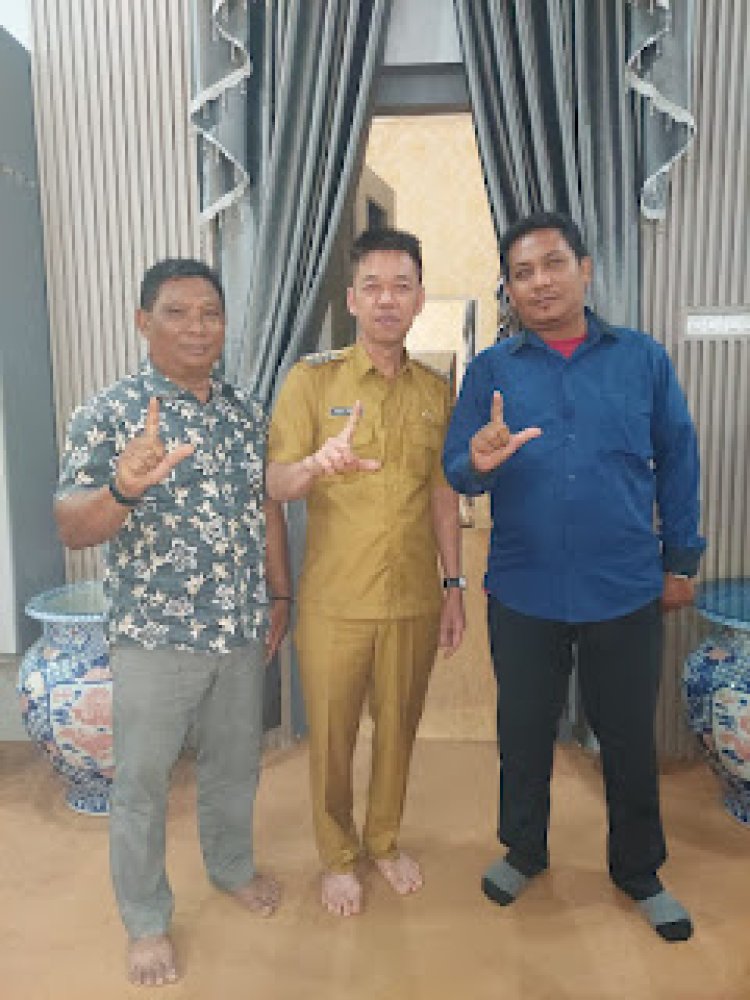 Tokoh Masyarakat Pedamaran Silaturahmi ke Kediaman Bupati Rokan Hilir