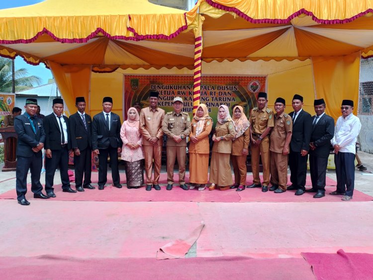 Datok Penghulu Sinaboi Lantik Kadus, Ketua RW, dan Ketua RT: Mengukir Sejarah di Sinaboi
