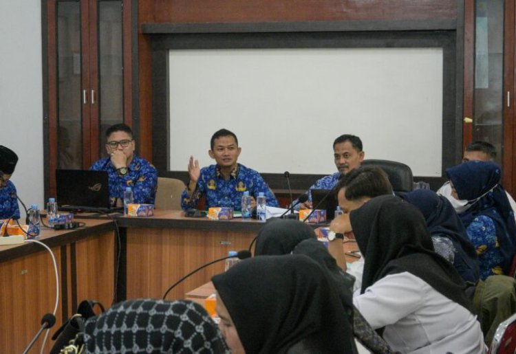 Bappeda Rohil Gelar Rapat Evaluasi Pencegahan Stunting 2024 Secara Serentak