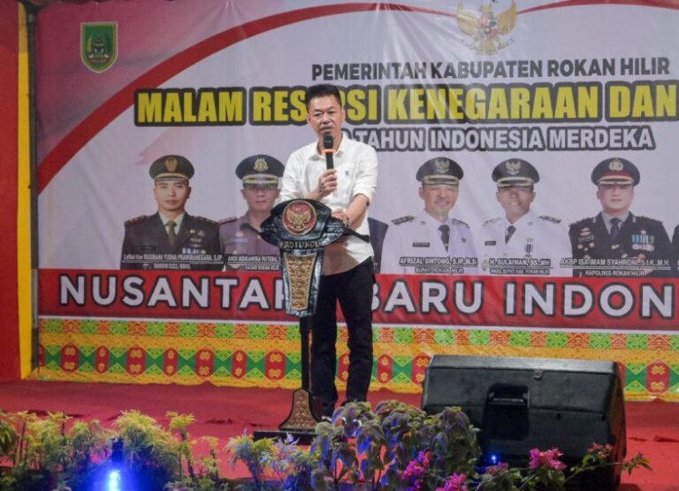 Pemkab Rohil Gelar Malam Resepsi Kenegaraan dan Syukuran HUT ke-79 Kemerdekaan RI