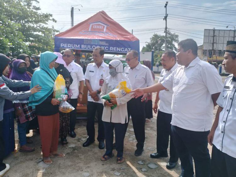 Hari Pangan Sedunia: Dinas Ketahanan Pangan Inhu Gelar Program Sembako Murah di 4 Kecamatan