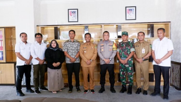 Kapolres Rohil Lakukan Cooling System Forkopimda Terkait Kekisruhan Pergantian PJ Penghulu oleh Plt. Bupati