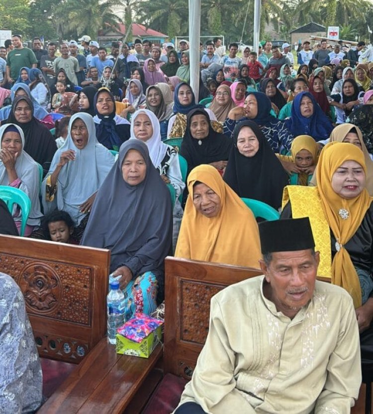 Ribuan Warga Rantau Kopar Serukan Dukungan untuk Paslon BiJaK, Tuntut Perubahan Bupati Rokan Hilir