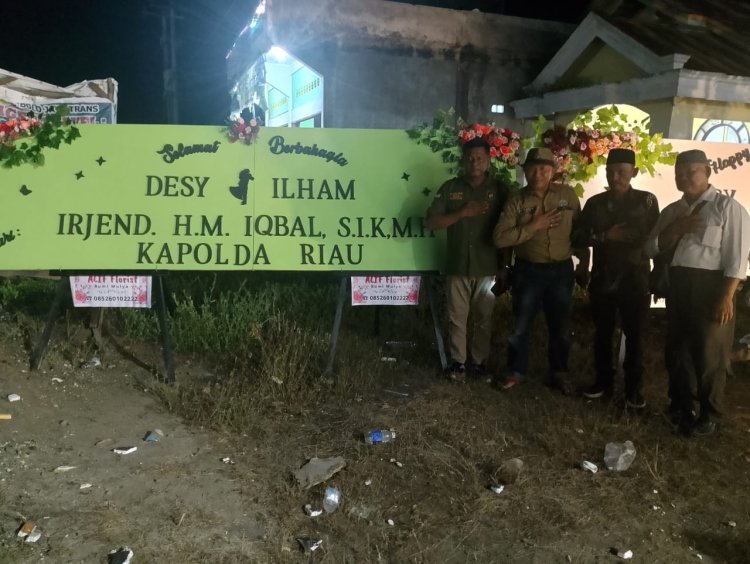 Kapolda Riau Irjen Pol. HM Iqbal Kirim Ucapan Selamat di Resepsi Pernikahan Anak Pemred Riau Bangkit