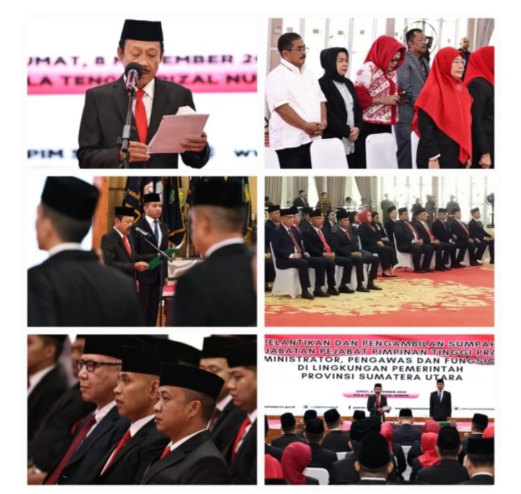 Maksimalkan Kinerja Pemprov Sumut, Agus Fatoni Lakukan Rotasi dan Lantik ASN, Tekankan Netralitas dan Profesionalisme