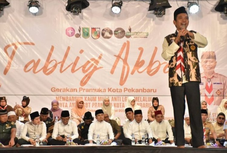 Ketua DPRD Pekanbaru Hadiri Deklarasi Anti-LGBT Bersama Ustadz Abdul Somad