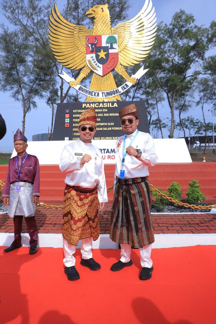 Wakil Ketua DPRD Pekanbaru dan Pj Walikota Hadiri Upacara Peringatan Hari Lahir Pancasila di Blok Rokan