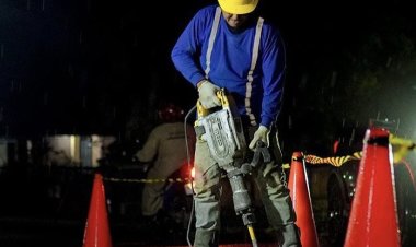 Perbaikan Jalan Lobak yang Amblas di Pekanbaru Dikebut, Ditargetkan Rampung Empat Pekan