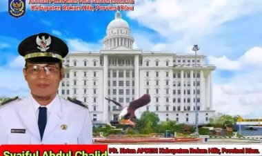 Syaiful Abdul Chalid Resmi Dilantik Sebagai Plt Ketua DPC APDESI Kabupaten Rokan Hilir