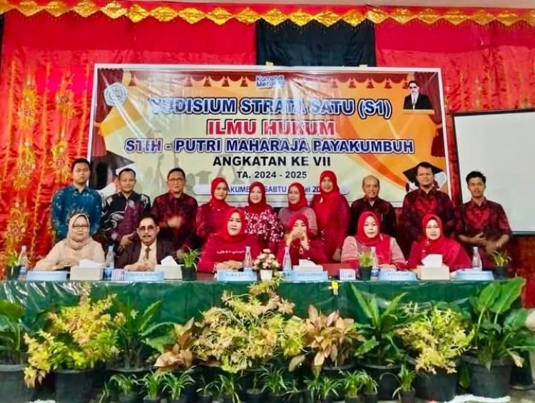STIH Putri Maharaja Kukuhkan 55 Sarjana Hukum