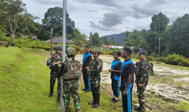Disiplin ala TNI di Tengah Pelajar Papua Barat