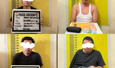 Jaringan Narkoba Sabu di Inhu Terbongkar, Pasutri dan Dua Pemasok Diamankan Polisi