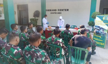 60 Personel Korem 081/DSJ Jalani Tes Urine, Semua Negatif Narkoba