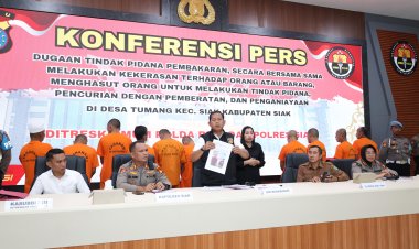 13 Tersangka Kerusuhan PT SSL Siak Ditangkap Polda Riau