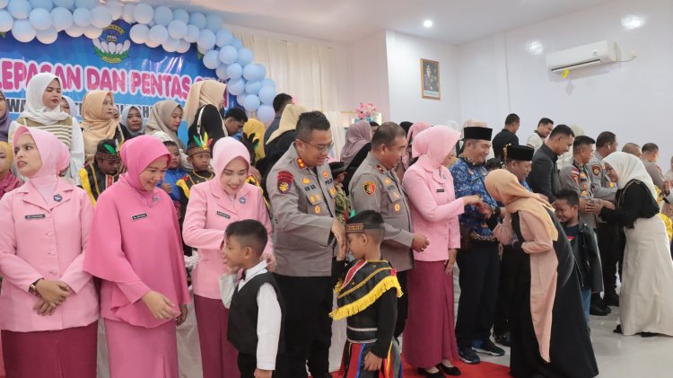 Kapolres Meranti Hadiri Pelepasan TK Bhayangkari 09 Selatpanjang