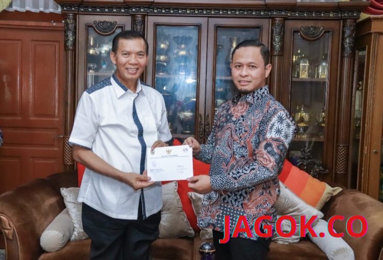 Wali Kota Agung Temui Firdaus-Ayat Jelang HUT Pekanbaru ke-241