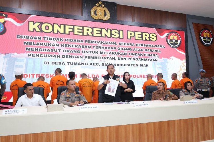 13 Tersangka Kerusuhan PT SSL Siak Ditangkap Polda Riau