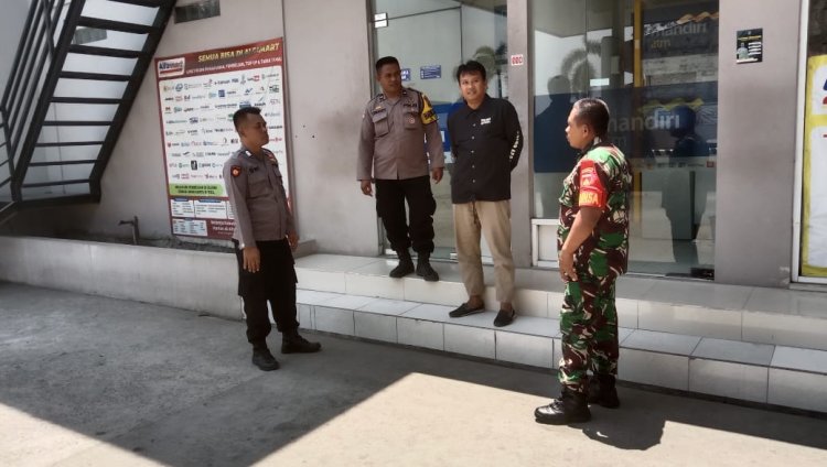 Patroli Gabungan Babinsa-Bhabinkamtibmas Jaga Kamtibmas Ngrampal