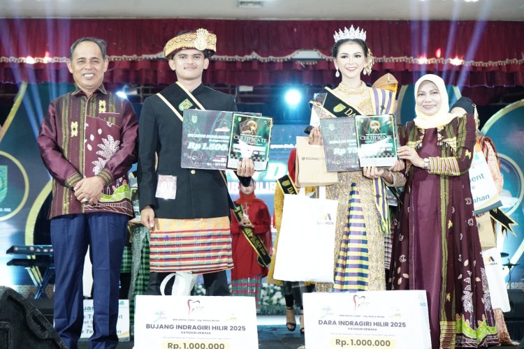Bujang Dara Inhil 2025 Resmi Dinobatkan, Duta Wisata Siap Promosi Daerah