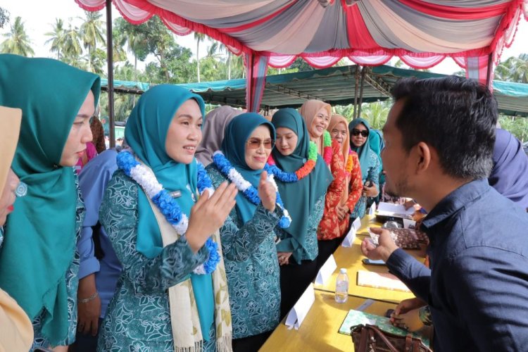 TP PKK Riau Apresiasi Posyandu Cempaka Rokan Hilir Jalankan 6 SPM