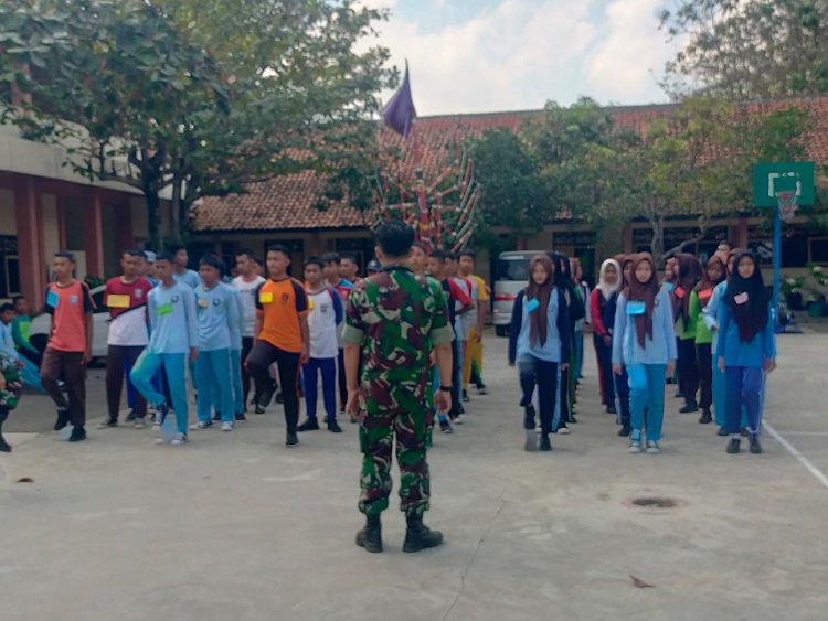 Koramil Kalijambe Latih PBB untuk Seleksi Paskibraka 2025