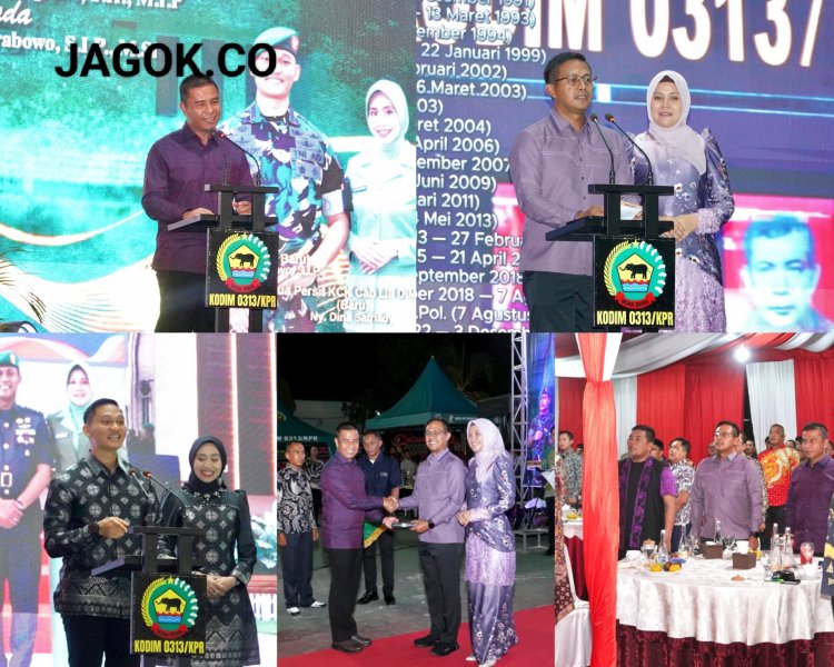 Lepas Sambut Dandim 0313/KPR Penuh Haru dan Keakraban