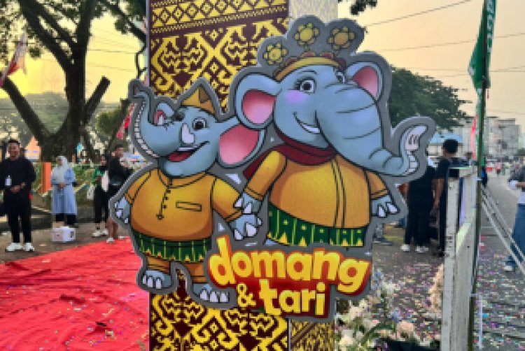 Color Run Polres Inhu 2025 Hadirkan Gajah Jinak & Pesan Lestari
