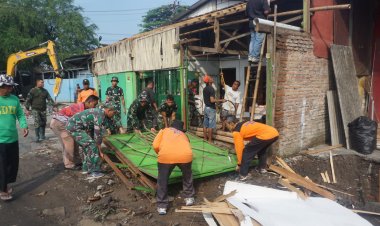 TMMD Kodim 0735/Surakarta Kebut Perbaikan Saluran Air 586 Meter