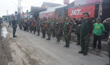 Satgas TMMD Kodim 0735/Surakarta Gelar Apel Pagi di Karangasem