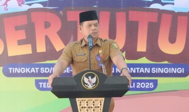 Bupati Kuansing Buka Lomba Bertutur SD/MI 2025