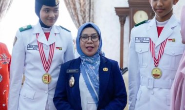 Alya Lahra Khalisan, Siswi SMAN 1 Bangkinang Kota Harumkan Kampar di Paskibraka Nasional 2025
