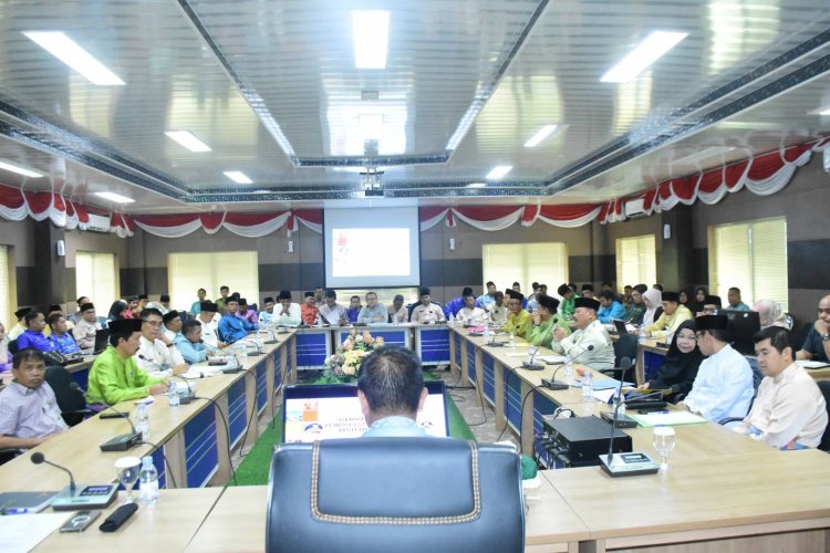 Bupati Kampar Pimpin Sinkronisasi Renja OPD 2026