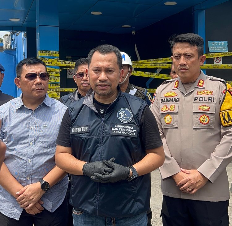 Polda Sumut Bakar Barak Narkoba dan Bongkar Loket Transaksi di THM New Blue Star