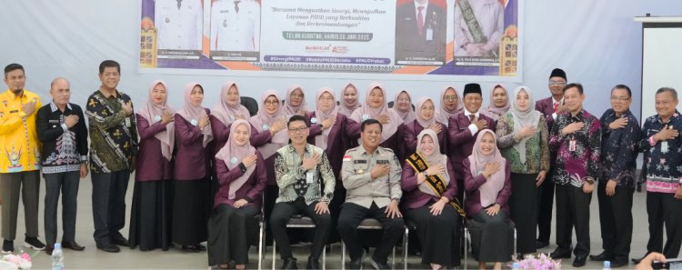 Bupati Kuansing Kukuhkan Pokja Bunda PAUD, Perkuat Pondasi Pendidikan Anak Usia Dini