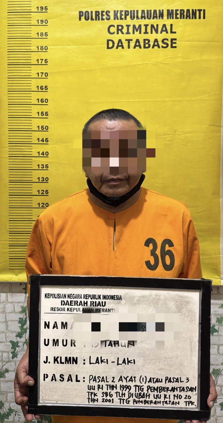 Polres Meranti Tahan Pejabat DKPP Kasus Korupsi Bibit Kopi